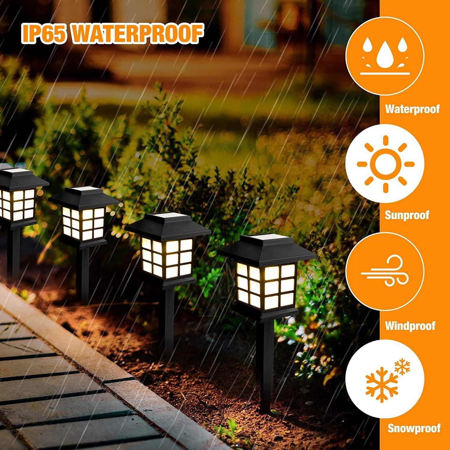 Solar Garden Lights, Outdoor Solar Landscape Lights, Waterproof Outdoor Solar Lights Walkway for Patio, Lawn, Yard, and Landscape (Pack of 2) Solar Garden Lights, Outdoor Solar Landscape Lights, Waterproof Outdoor Solar Lights Walkway for Patio, Lawn, Yard, and Landscape (Pack of 2)